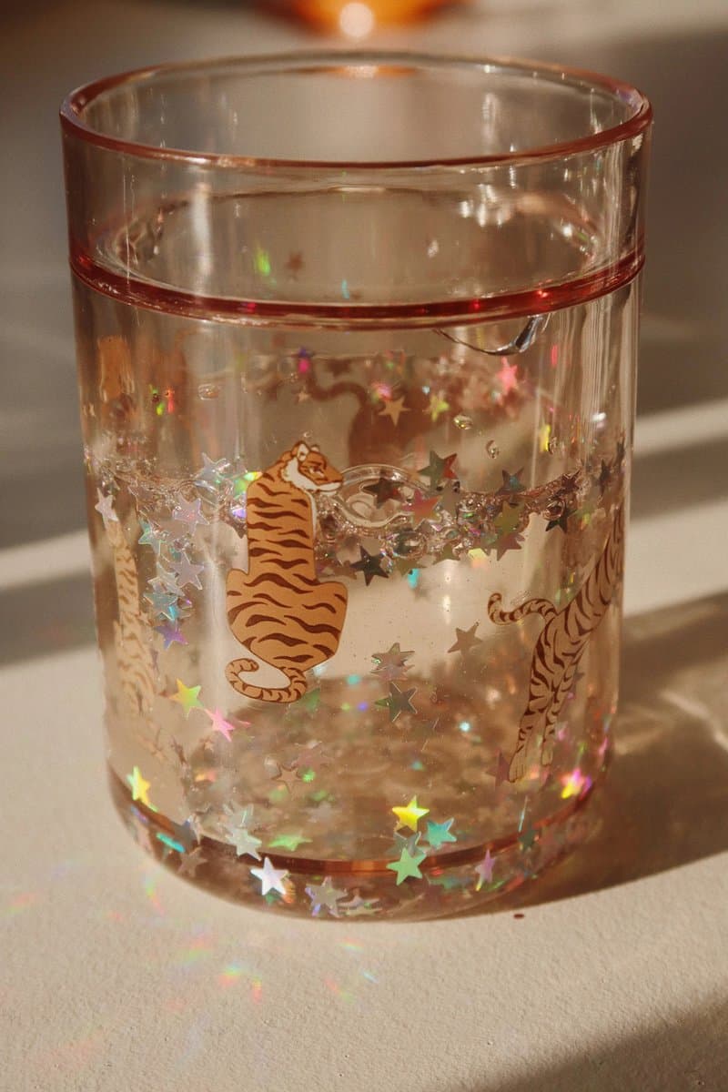 Konges Slojd - Glitter cups Tiger Roar -2pack