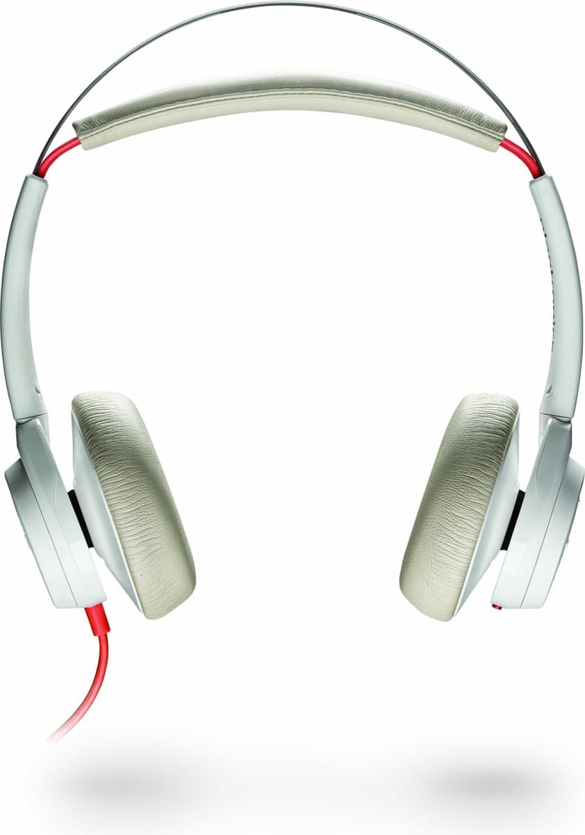 Plantronics Blackwire C7225 binaural USB ANC On Ear headset Telefoon Kabel Stereo Wit Noise Cancelling Microfoon uitsch