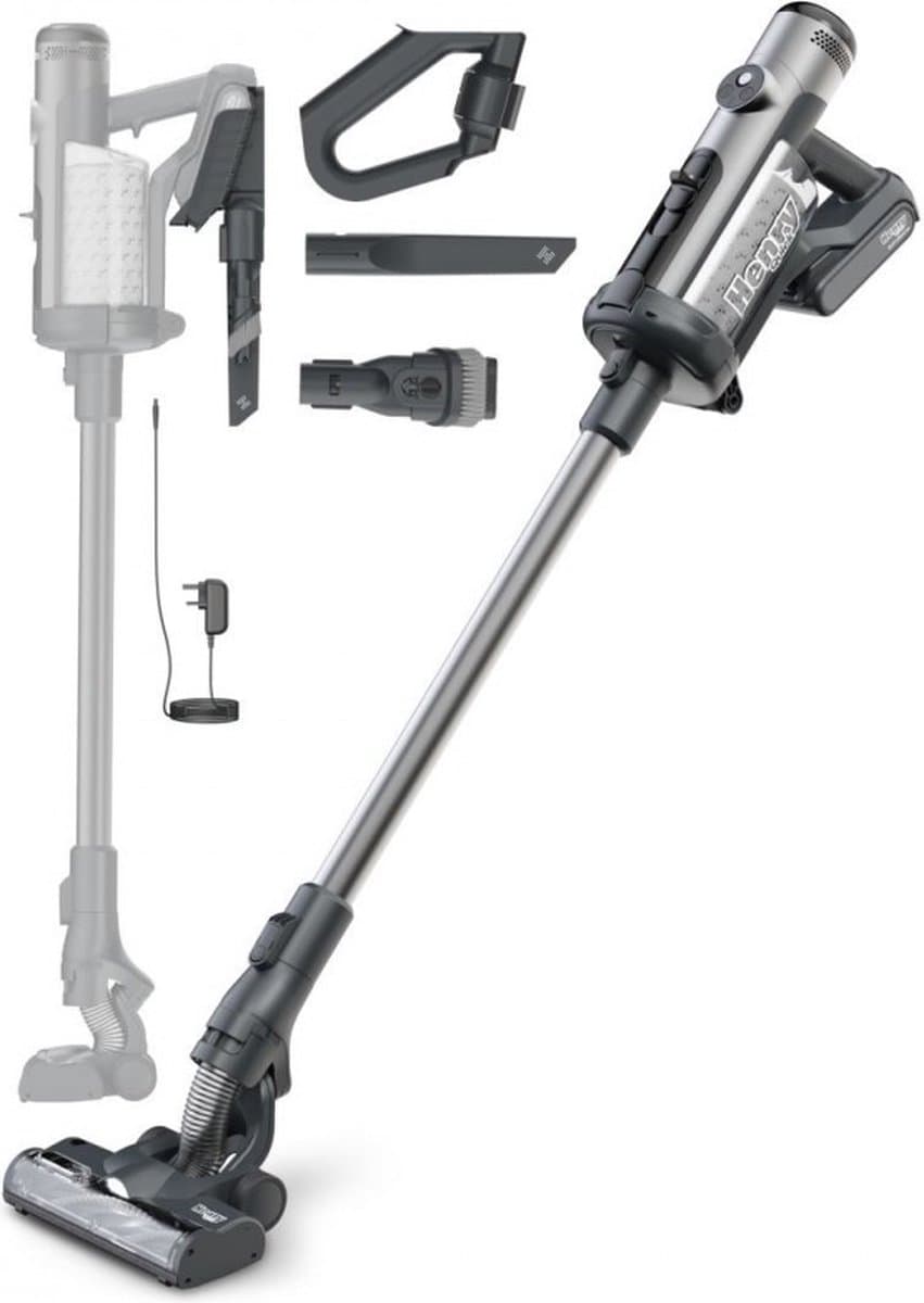 Numatic Henry Quick Draadloze Steelstofzuiger HEN100G - Met zak - Grijs
