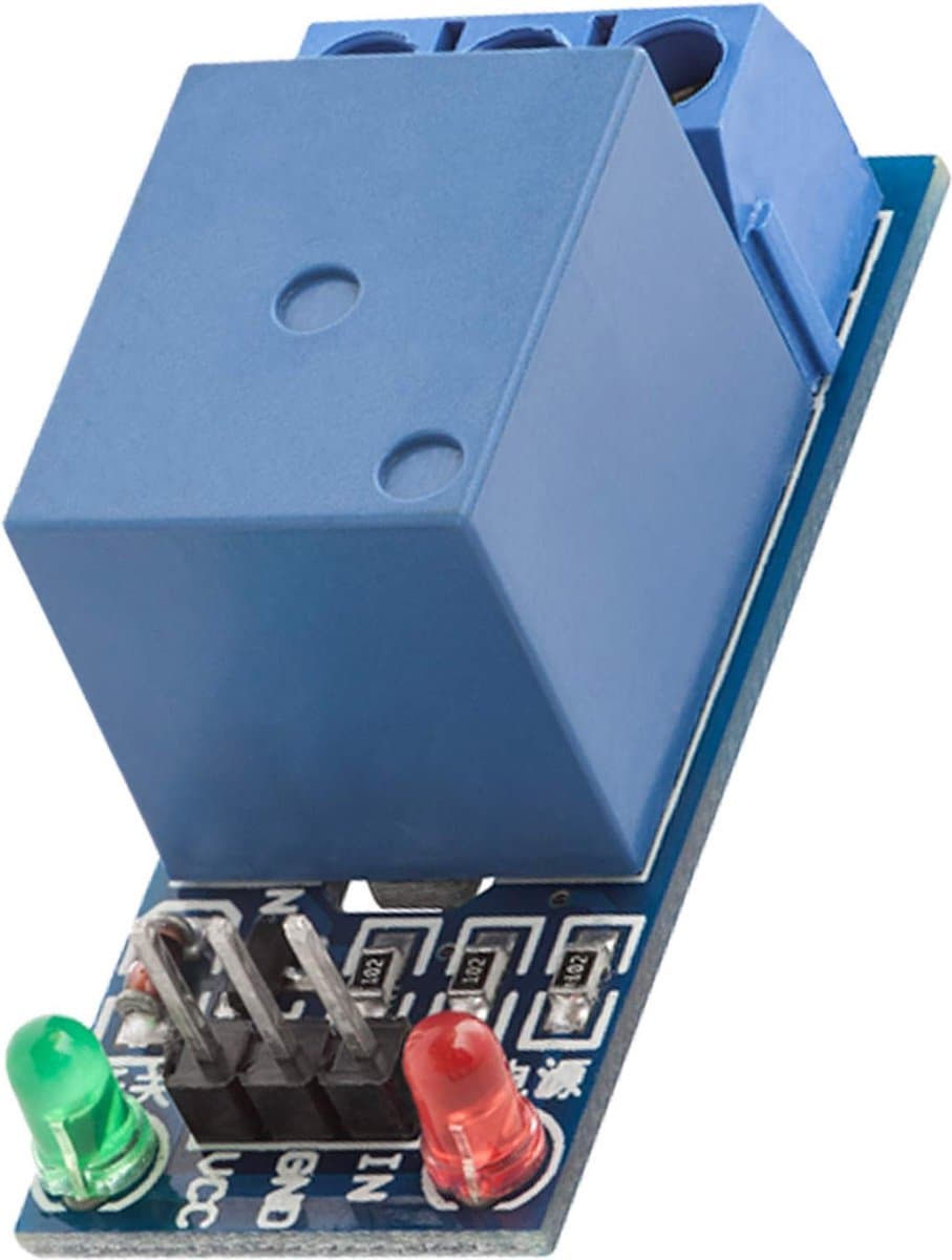 AZDelivery 1-Relay 5V KF-301 Module Low-Level Trigger compatibel met Arduino Inclusief E-Book!