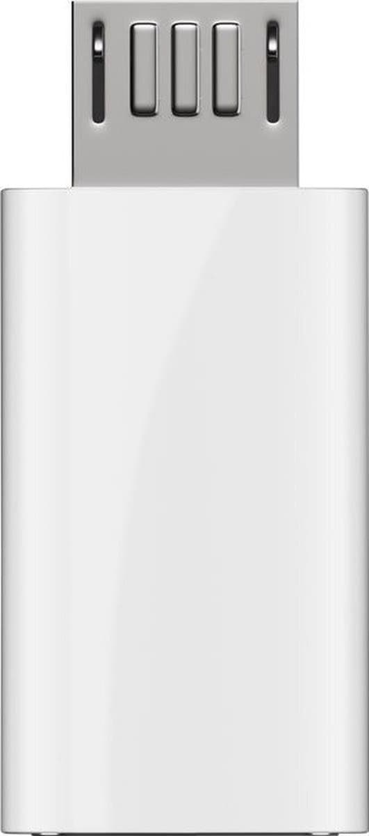 USB Micro B (m) - USB-C (v) adapter - USB2.0 / wit