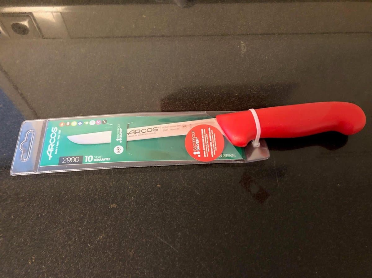 Arcos 2900 Serie Uitbeenmes - 16 cm - ROOD
