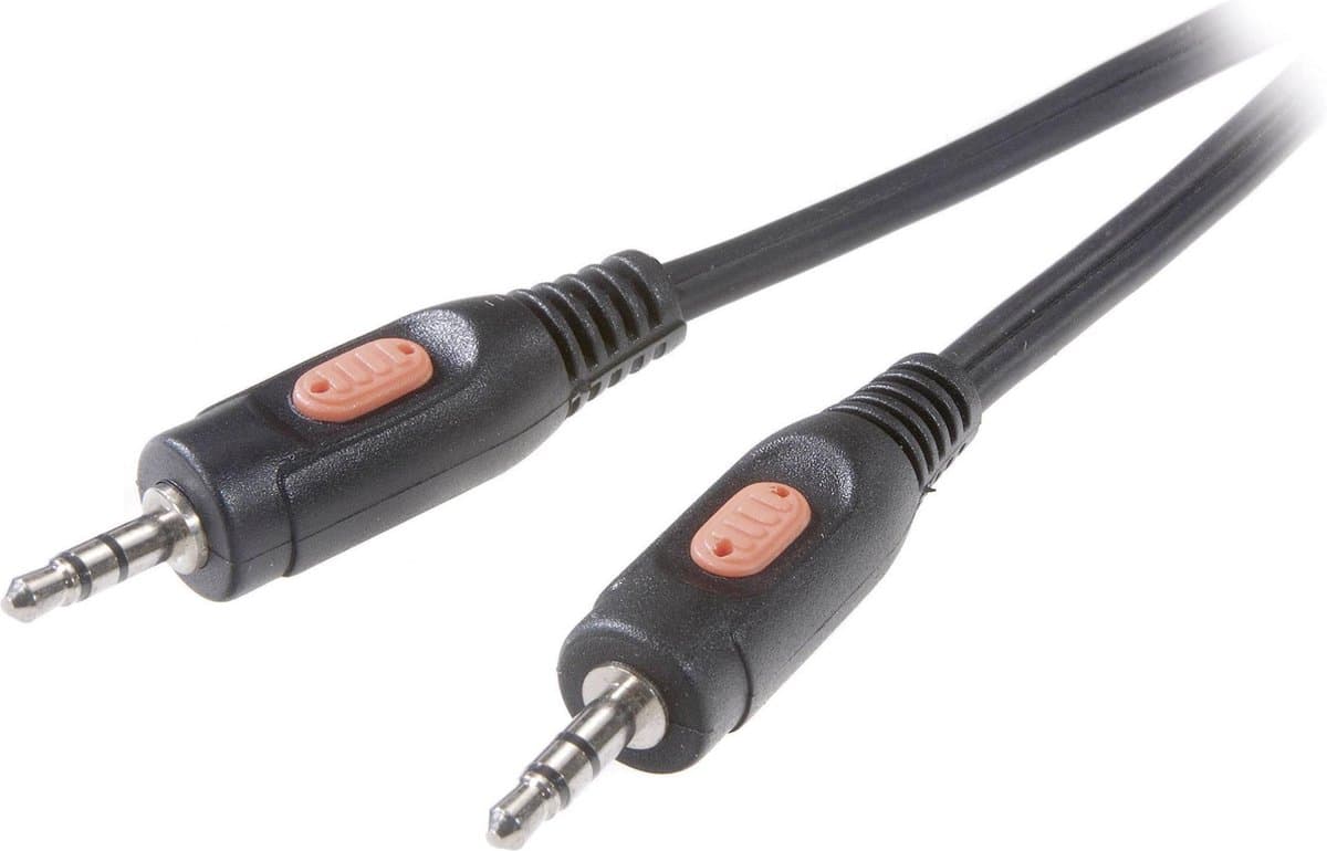 SpeaKa Professional SP-7870372 Jackplug Audio Aansluitkabel [1x Jackplug male 3,5 mm - 1x Jackplug male 3,5 mm] 30.00 c