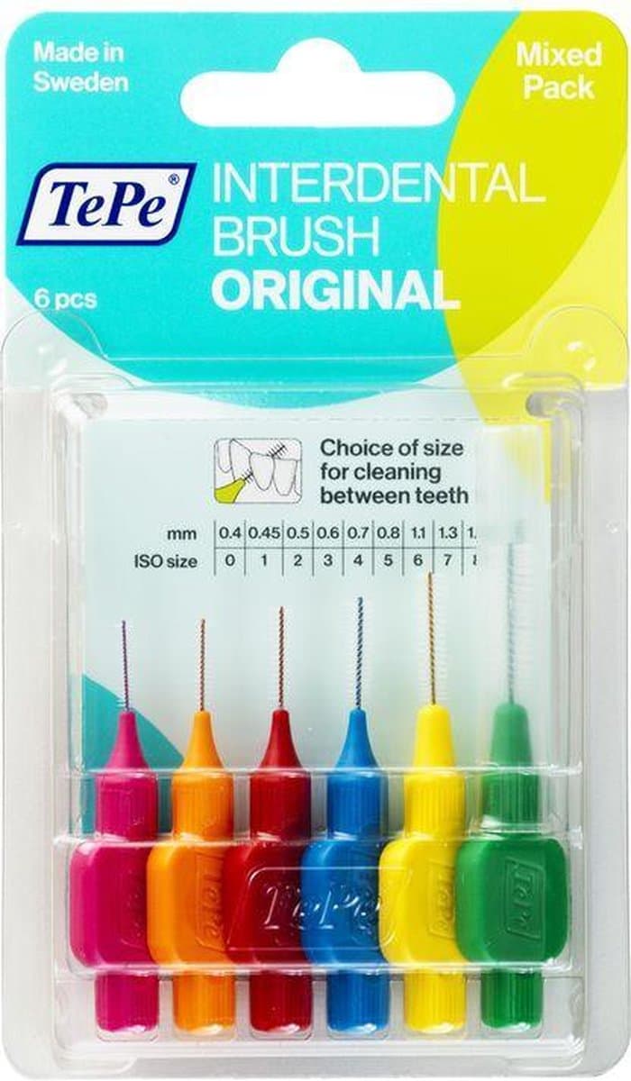 Tepe rager original 1.5mm assorti 6 stuks 2 verpakkingen 7317400007816