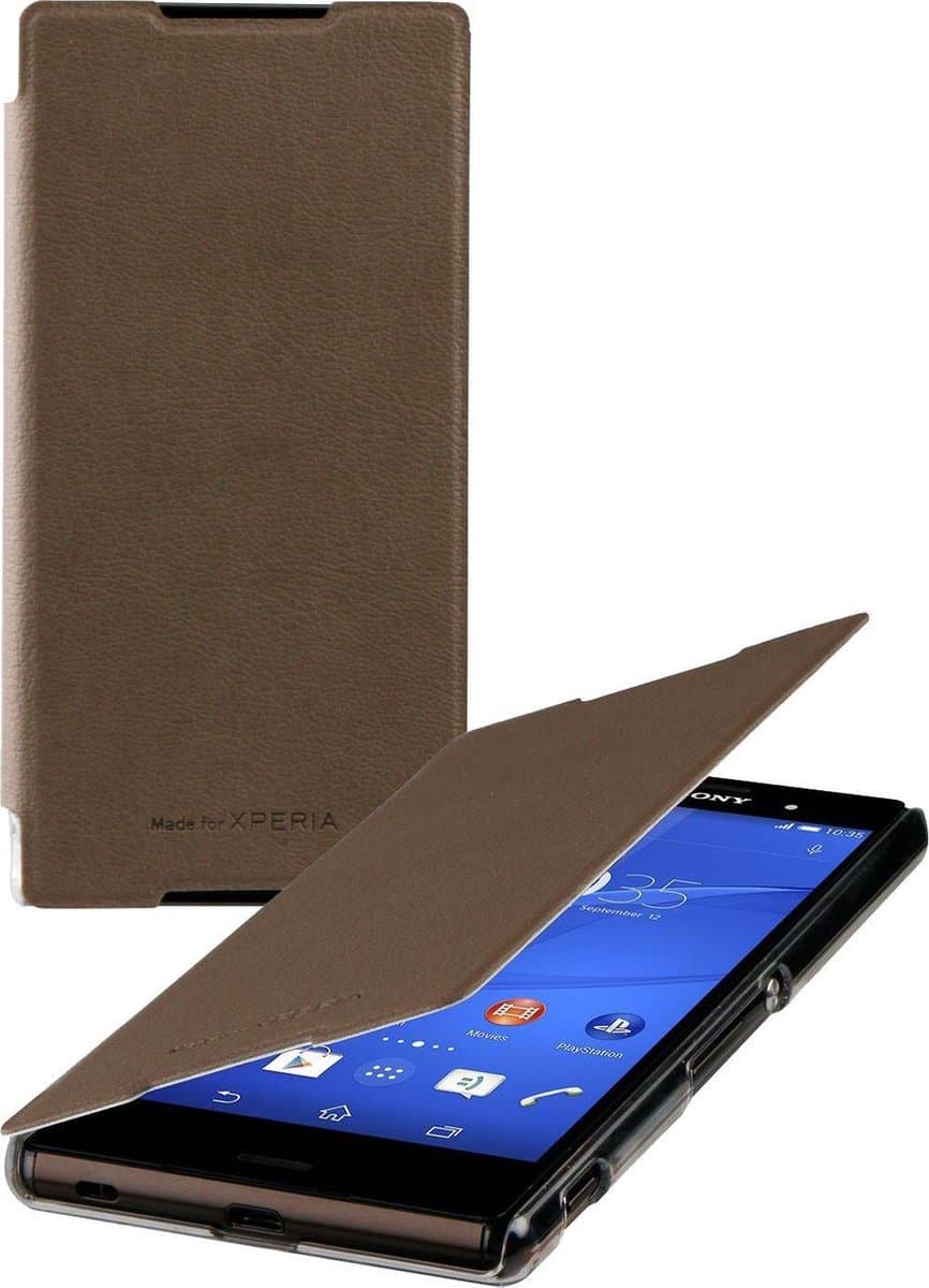 Roxfit Flip Book Case Sony Xperia Z3 / Z3+ Mushroom