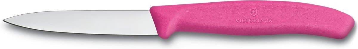Victorinox Groente-/schilmesje Swiss Classic - Roze - lemmet 8 cm