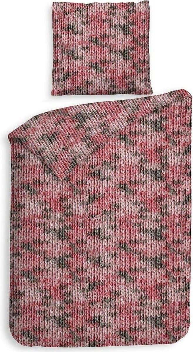 Heckett & Lane Colemy - Dekbedovertrek - Eenpersoons - 140x220 cm - Pink