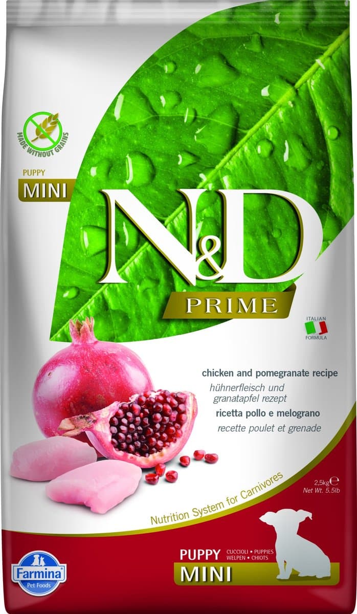 Farmina N&D Prime Puppy Mini - Chicken and Pomegranate - 2,5 kg