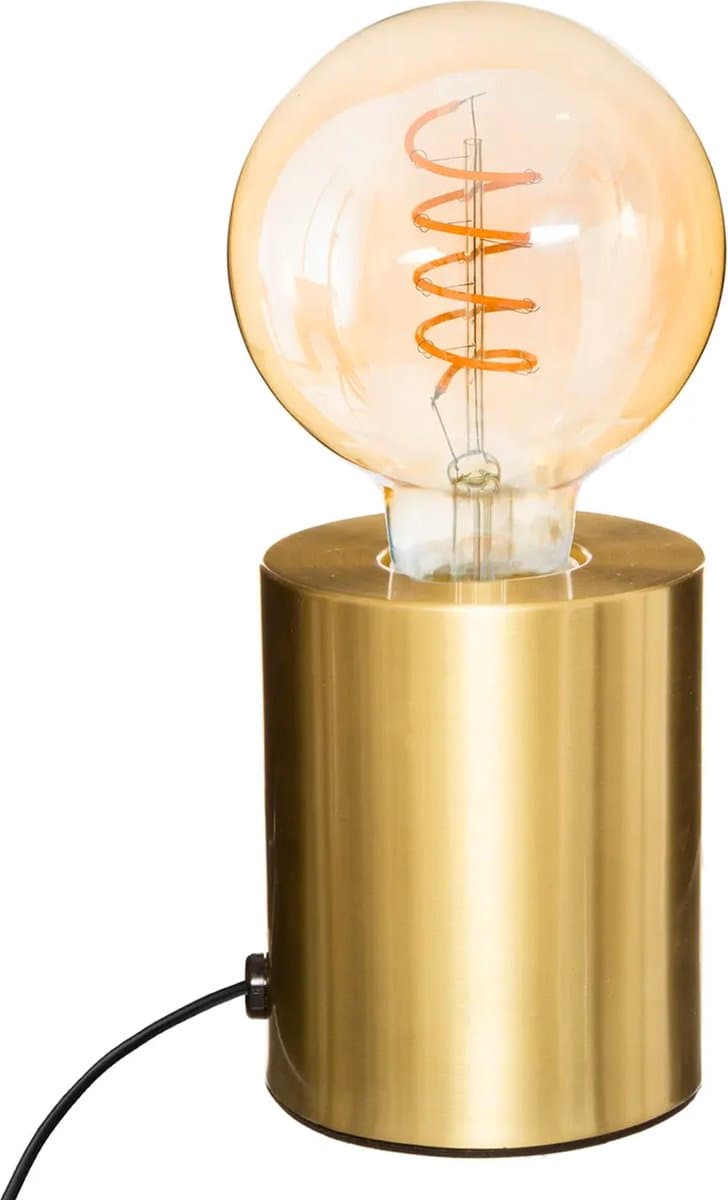 Atmosphera Saba Tafellamp - Goud, 10,5 cm