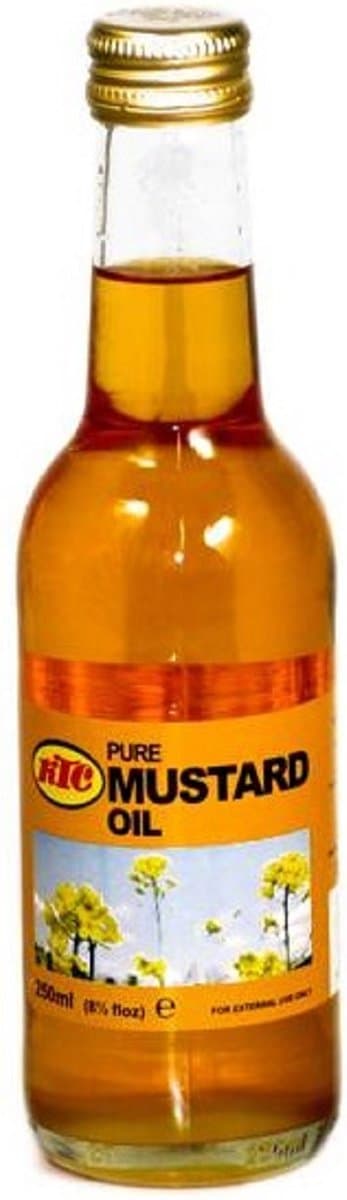 KTC mustard oil Mosterdolie - 250 ml - Badolie