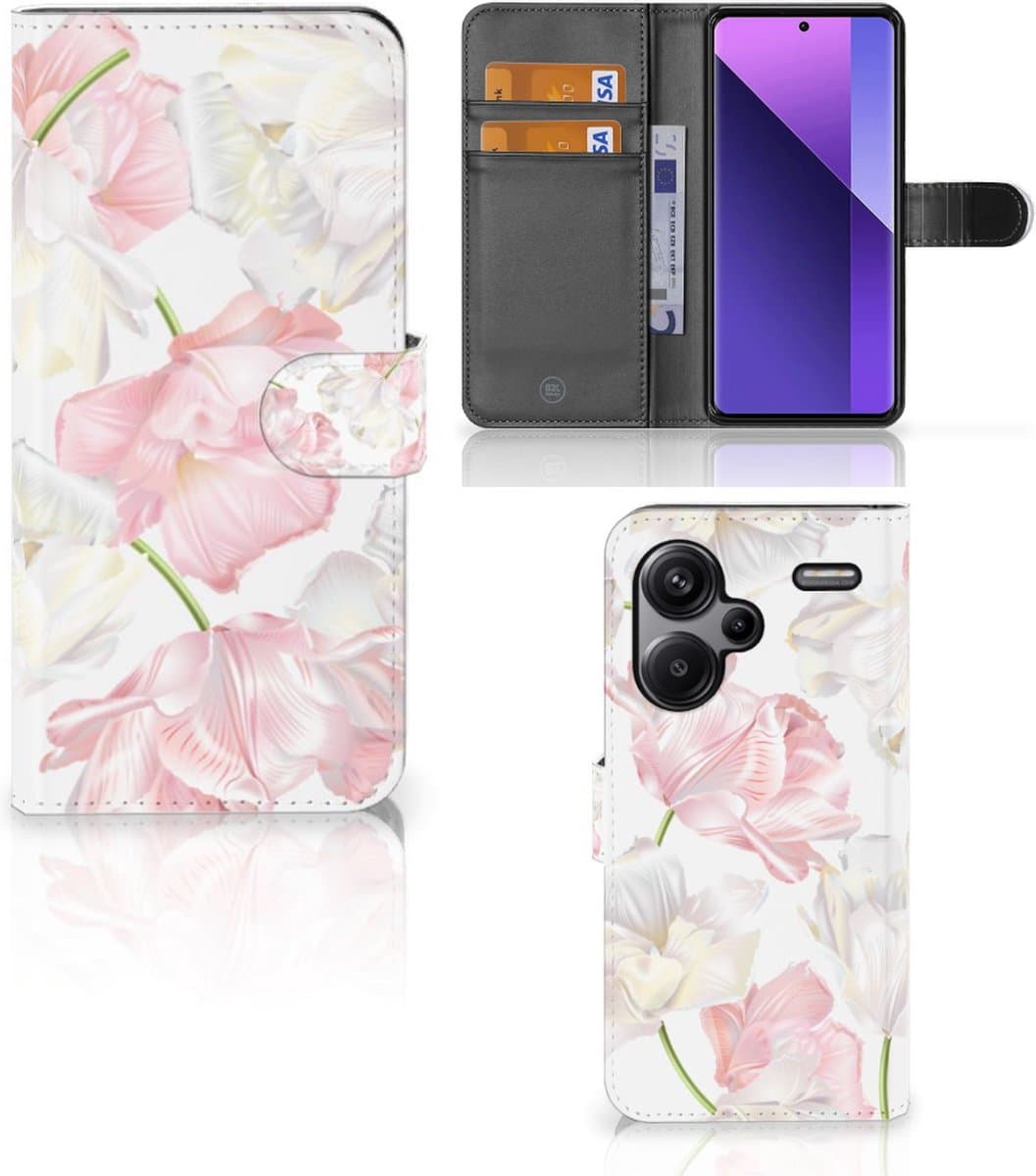 Xiaomi Redmi Note 13 Pro Plus Hoesje Lovely Flowers