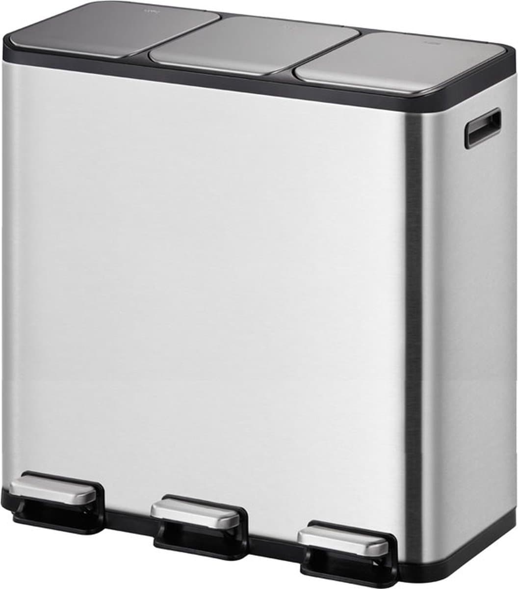 EKO EcoCasa II 3 x 15 Liter Mat Rvs
