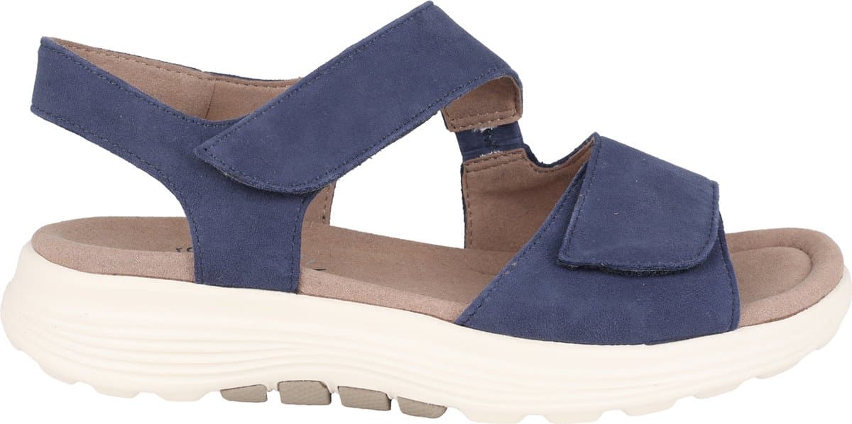 Gabor rollingsoft sensitive 46.815.36 - dames rollende wandelsandaal - blauw - maat 37.5 (EU) 4.5 (UK)