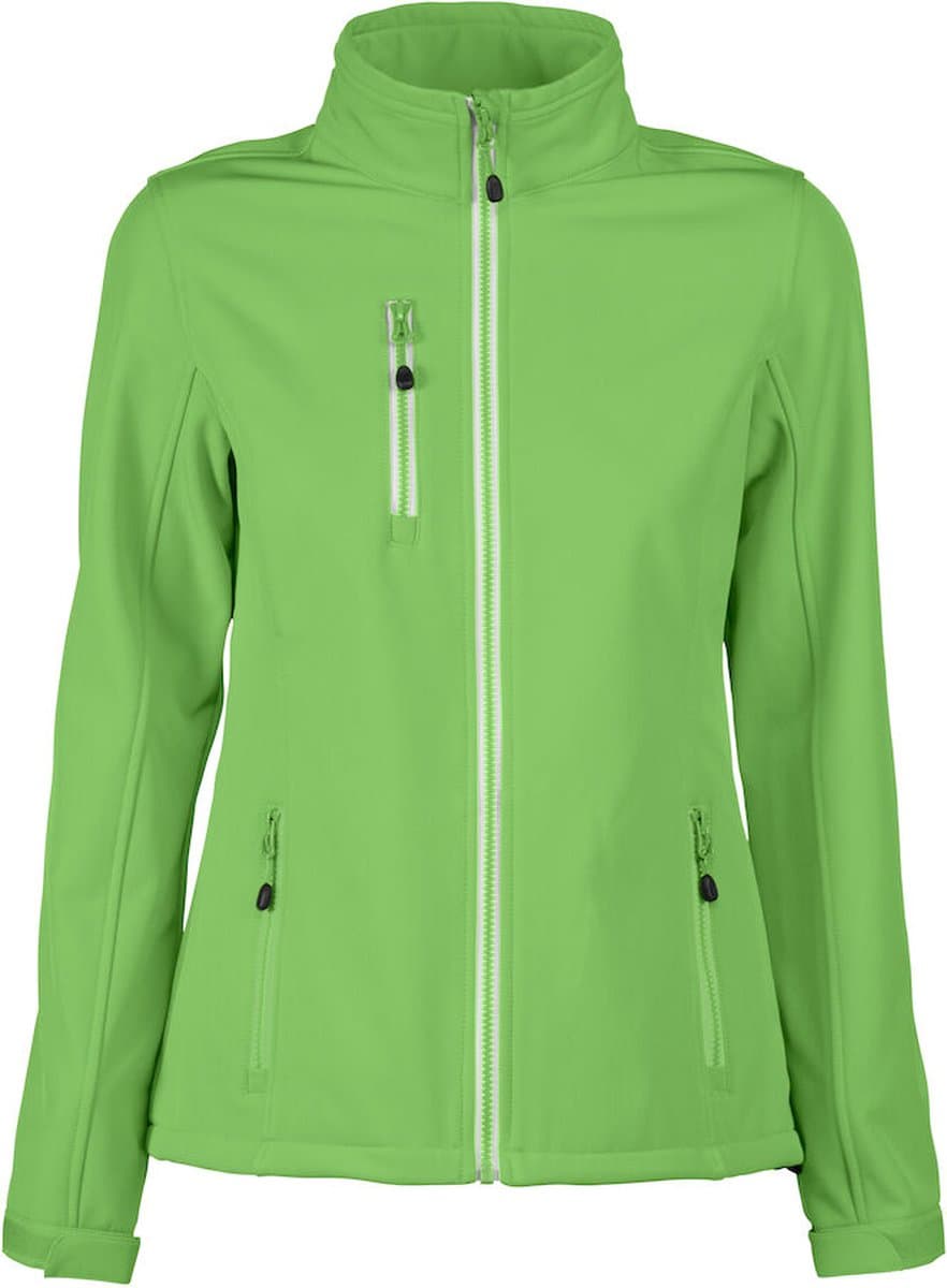 Printer Softshell Jas Vert Lady 2261050 Limoen - Maat S