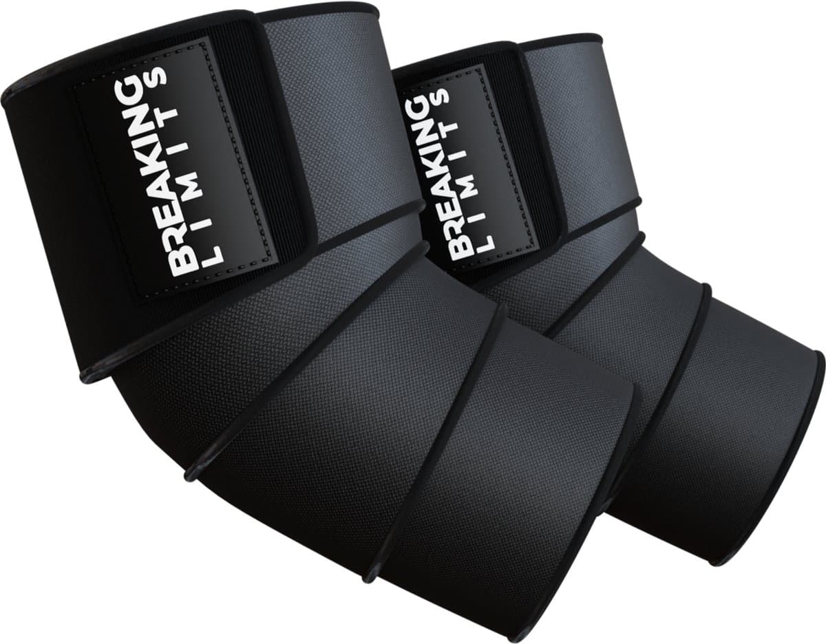 Breaking Limits Elbow Wraps – Elbow Sleeves Powerlifting – Elbow Straps – Fitness & Crossfit – Elleboogbraces – 2 Stuks