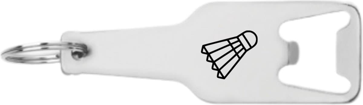 Akyol - badminton shuttle flesopener - Badminton - badmintonners - leuk cadeau voor iemand die van badminton houd - sport - 105 x 25mm