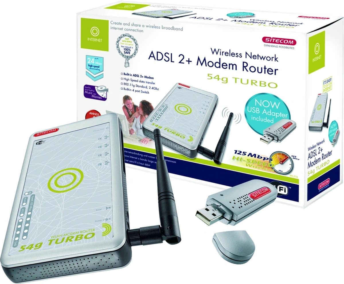 Sitecom Network ADSL 2+ wireless