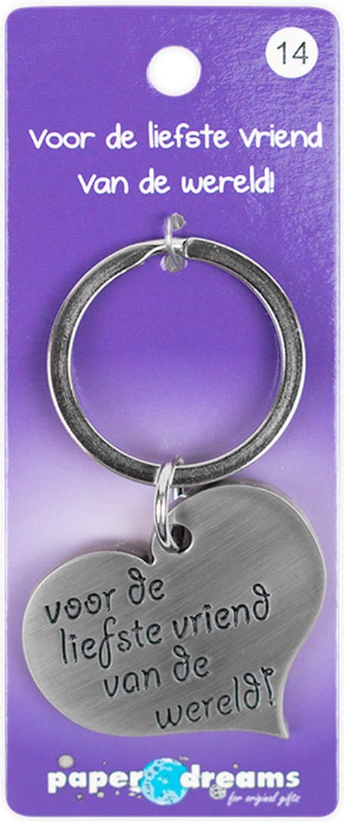 Hart sleutelhanger - Vriend