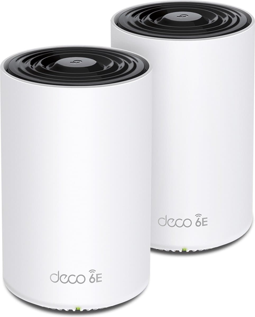TP-Link Deco XE75 Pro - Mesh WiFi - Tri-band - Wifi 6E - 5400 Mbps - 2-pack