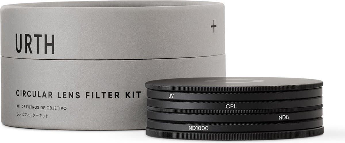 Urth 67mm UV, Circular Polarizing (CPL), ND8, ND1000 Lens Filter Kit (Plus+)