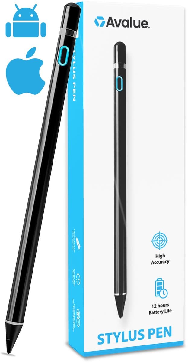 2 In 1 Active Stylus Pen - Pencil Geschikt Voor Tablet, Ipad, Android en Apple