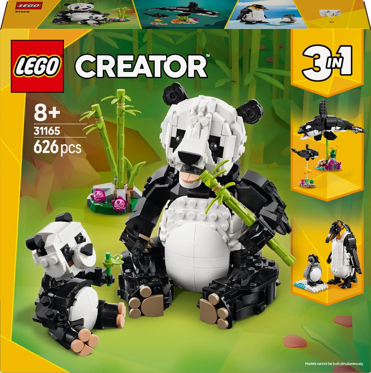 LEGO Creator 3in1 Wilde dieren: pandafamilie - 31165