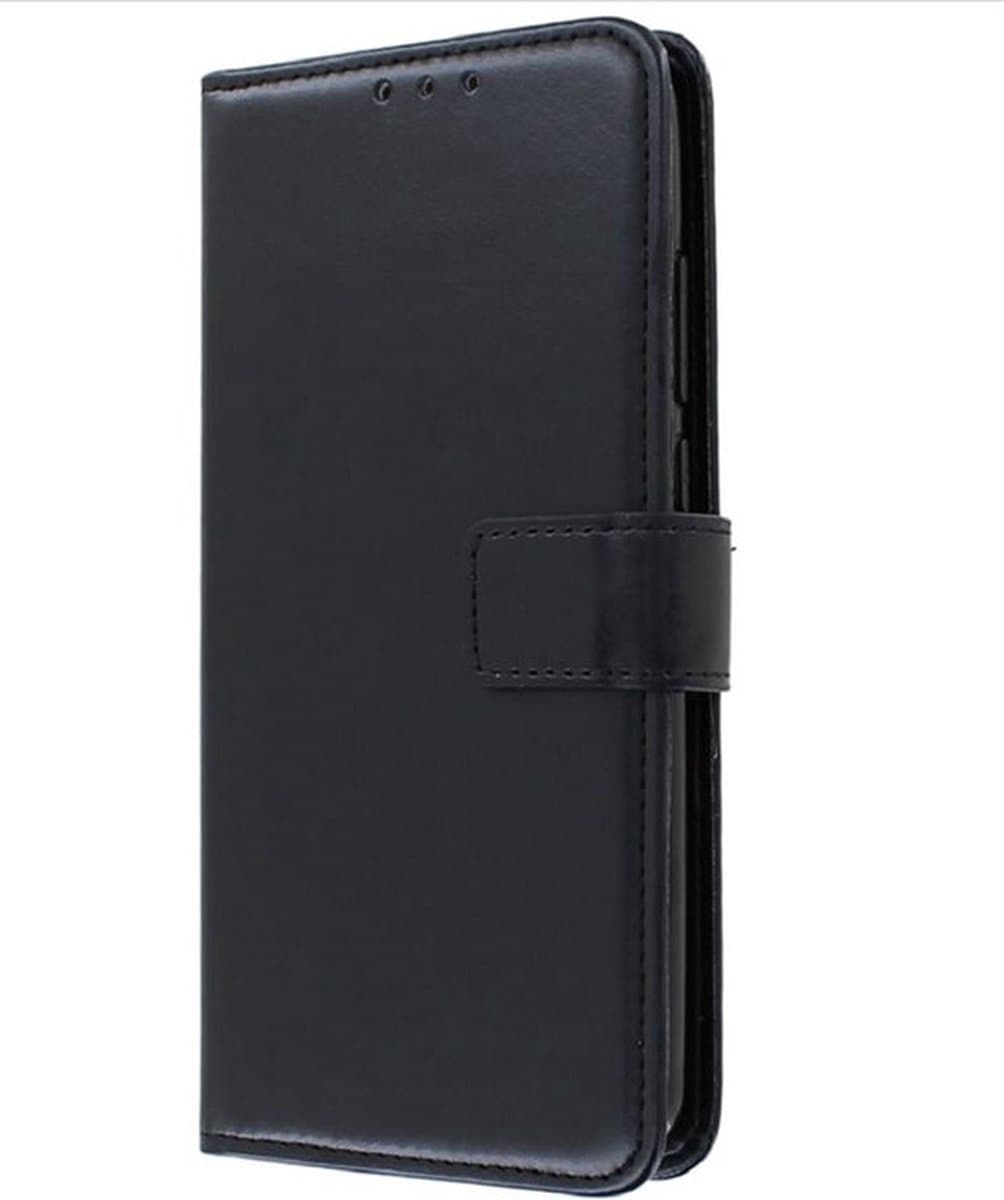 Portemonnee Book Case - Hoesje Geschikt voor Samsung Galaxy Xcover 5 - Kaarthouder & Magneetlipje - Zwart