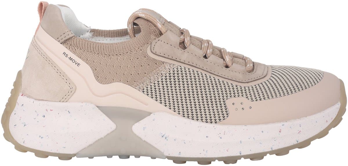 Gabor rollingsoft sensitive 26.996.31 - dames rollende wandelsneaker - Beige - maat 38 (EU) 5 (UK)