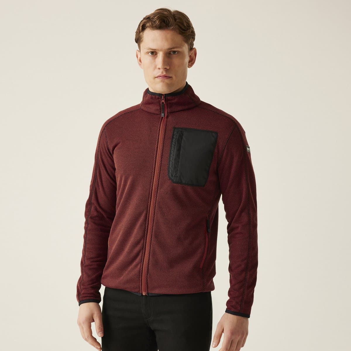 De Kitom wandelfleece voor heren