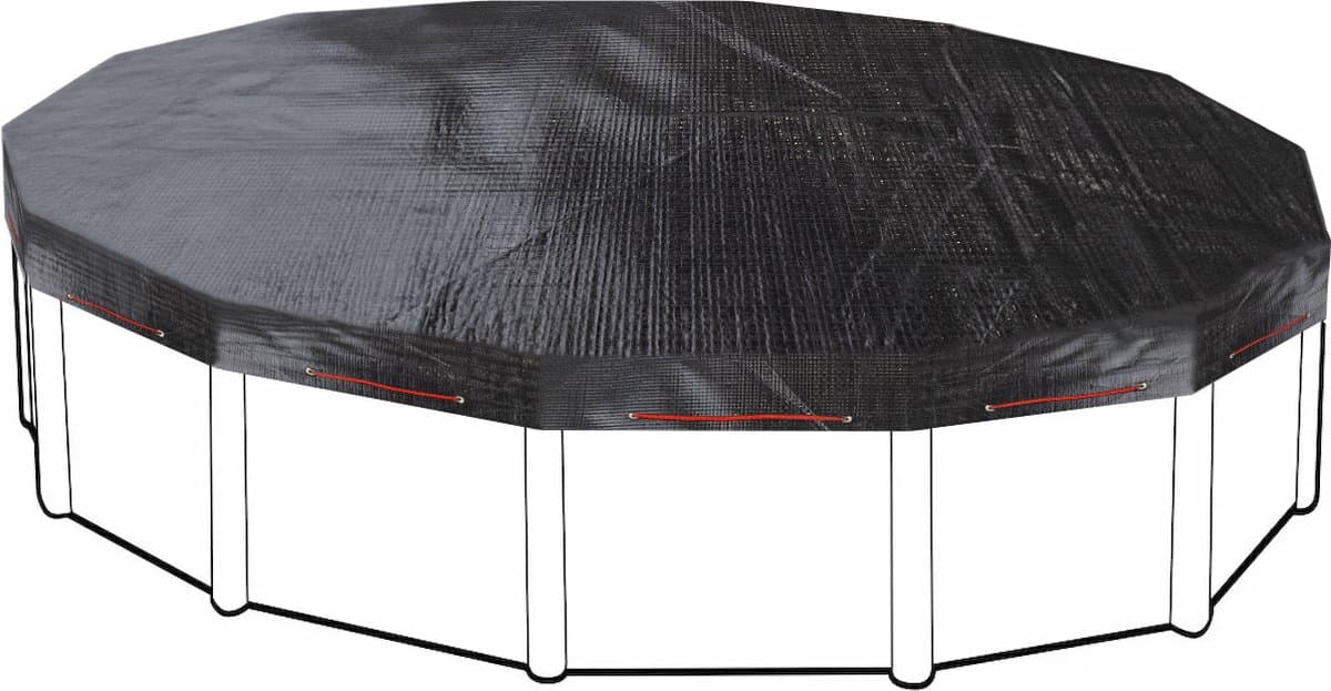 Afdekzeil voor rond zwembad 400/427cm (zeilmaat 460)