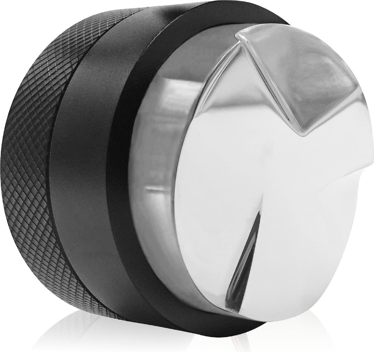 Muntel® Koffieverdeler - Espresso Verdeler - Koffie Distributeur - Zwart - 53.3 mm