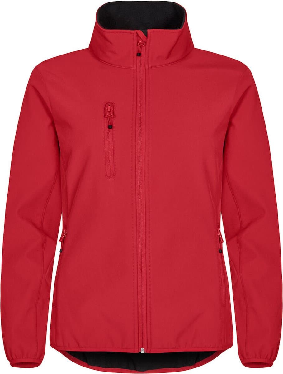 Clique Basic Softshell Jacket Ladies 020915 - Vrouwen - Rood - XXL