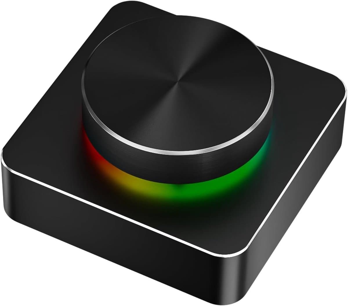 Volumeregelaar RGB USB + BT + 2,4 G multimedia controller met drie modi voor pc en games, ideaal voor gamers en muziekenthousiastelingen