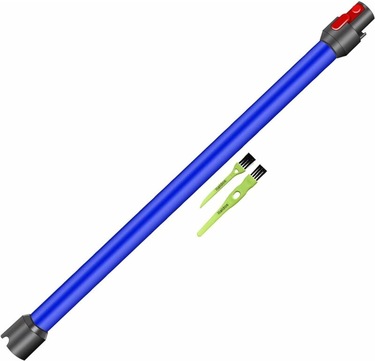 Telescopische/stijve verlengbuis Geschikt voor Dyson V11, V10, V15, V8 en V7, 73 cm lang, Geschikt voor snelsluiting, blauw.