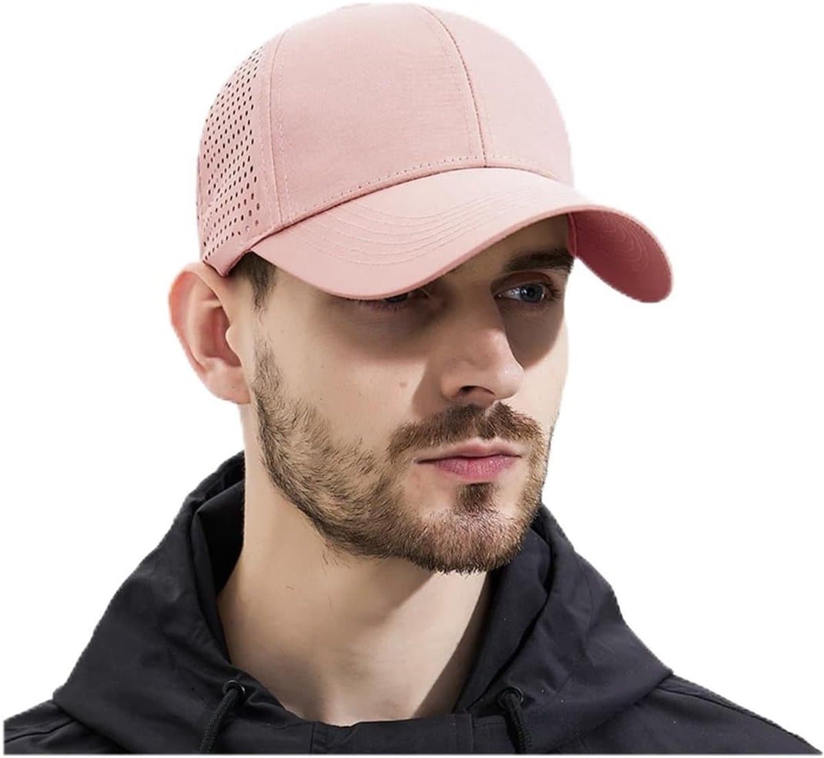 Verstelbare Zomer Baseball Cap voor Mannen en Vrouwen - Ademend Mesh, UPF 50+, Waterbestendig, Perfect voor Sport en Casual Gebruik, Maat 55-60 cm