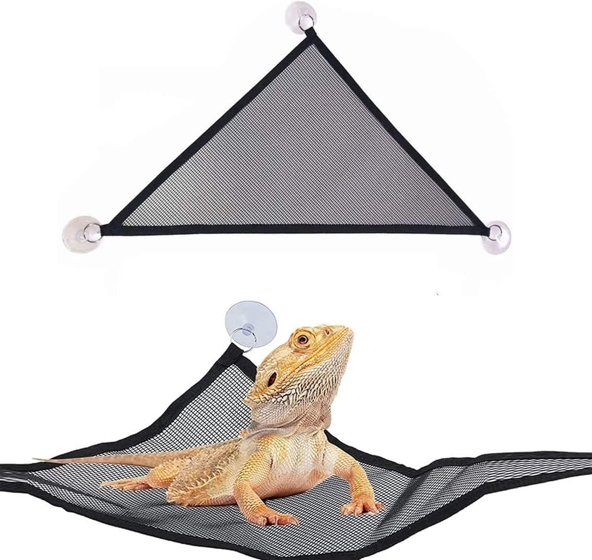 Reptielen Hangmat Set van 2 - Ademend Net voor Hagedissen, Slangen en Kameleons, Ideaal voor Terrarium