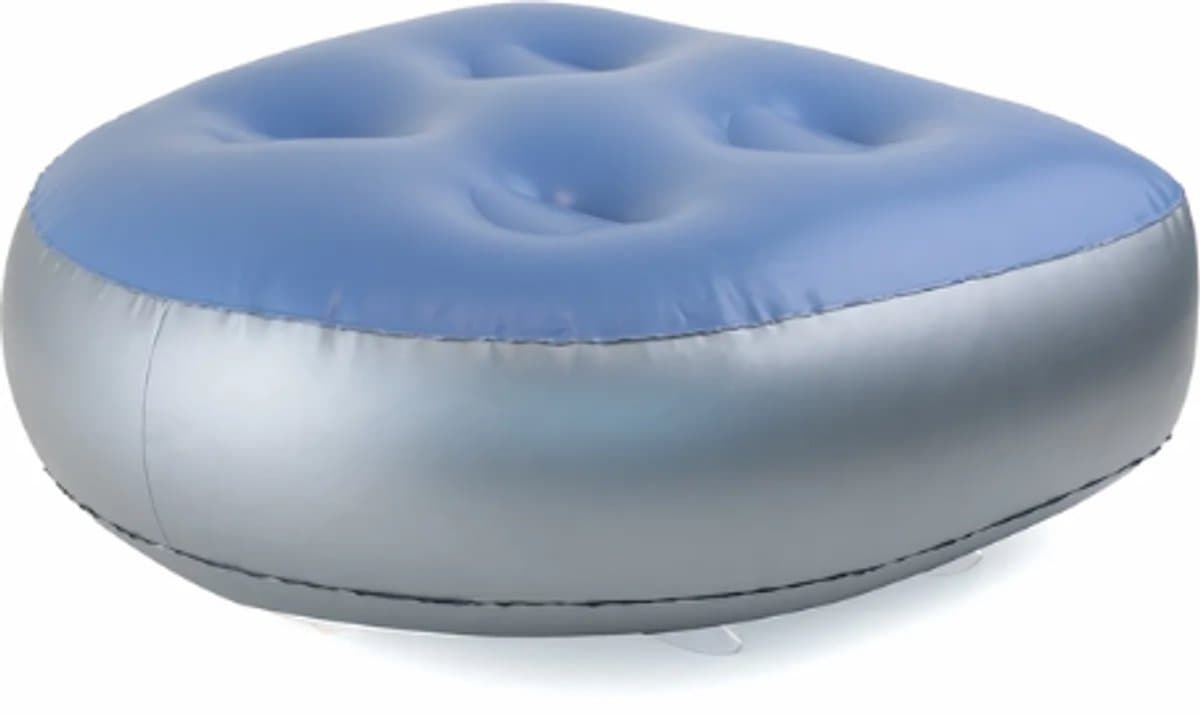 W’eau Luxe Spa Zitverhoger - Comfortabel Spakussen - Antislip - Met Water te Vullen - Ergonomisch Design - Geschikt voor alle Jacuzzi’s en Spa’s - Grijs