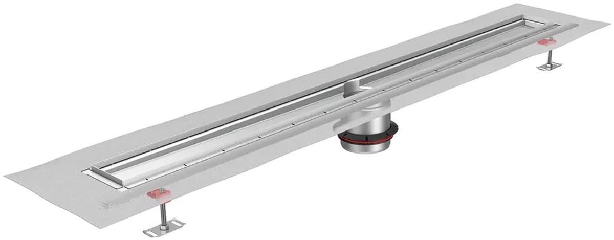 ACO ShowerDrain Public Gootelement 1500x110/met 1 afvoer Fl.hori/inkl.Afdichtingsmanchet, 9011.60.16