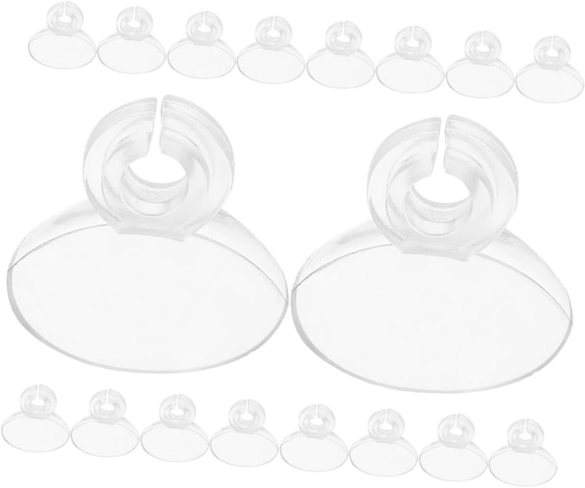 Aquarium Slang Clips - Beker Clips - Aquarium Organisatie - Stevige Bevestiging - 6 mm - Transparant