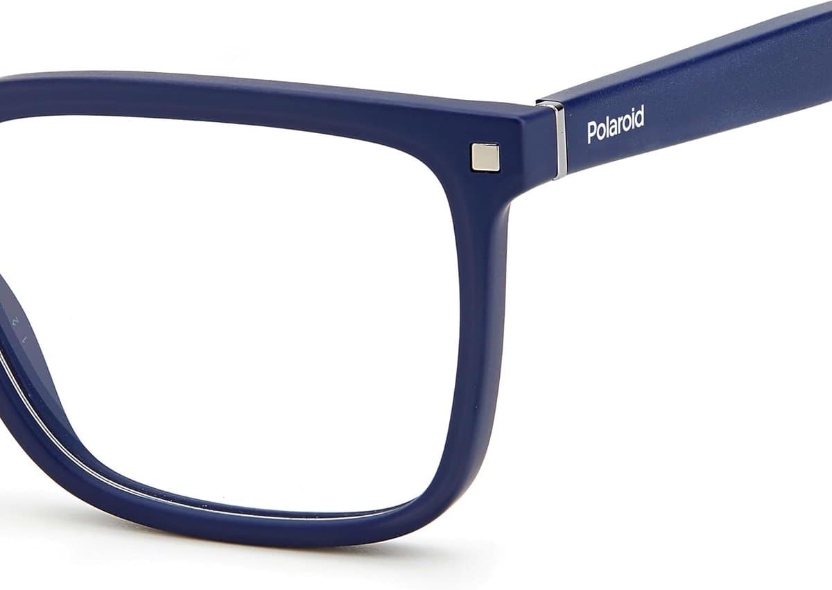 Polaroid Zonnebril - Herenzonnebril - Bescherming Tegen Zon - Full Rim Frame - 55 mm - Matblauw