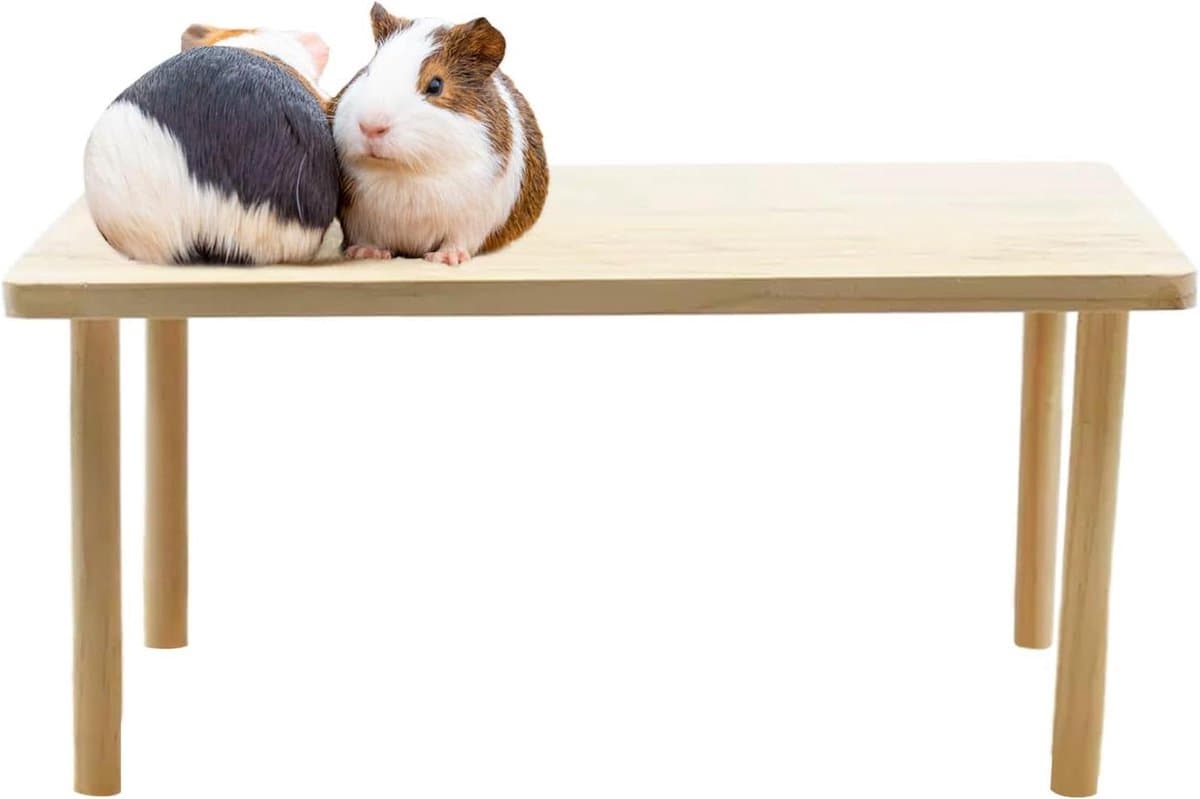 Hamster Kooi Standaard, Houten Klein Dier Speelgoed, Houten Klimrek voor Hamsters, voor Chinchilla's, Degoe's, Nederlandse Konijnen, Fretten, Egels, Muizen, Parkieten en