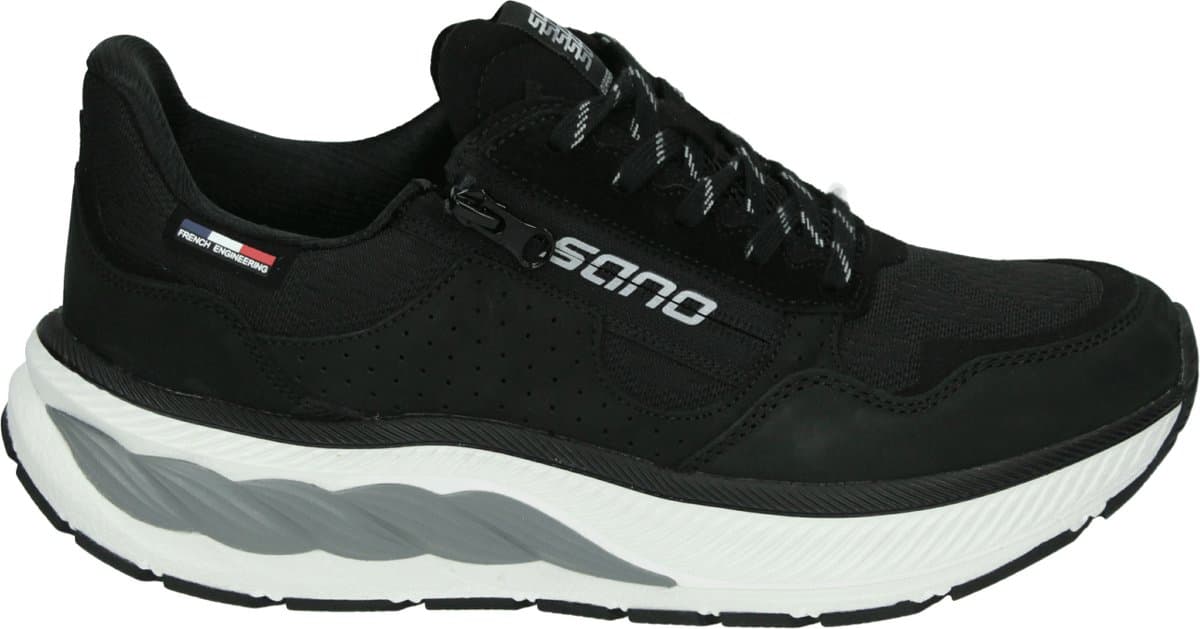 Mephisto Sano - STRIDE - Lage sneakersVrije tijdsschoenenHeren sneakers - Kleur: Zwart - Maat: 45