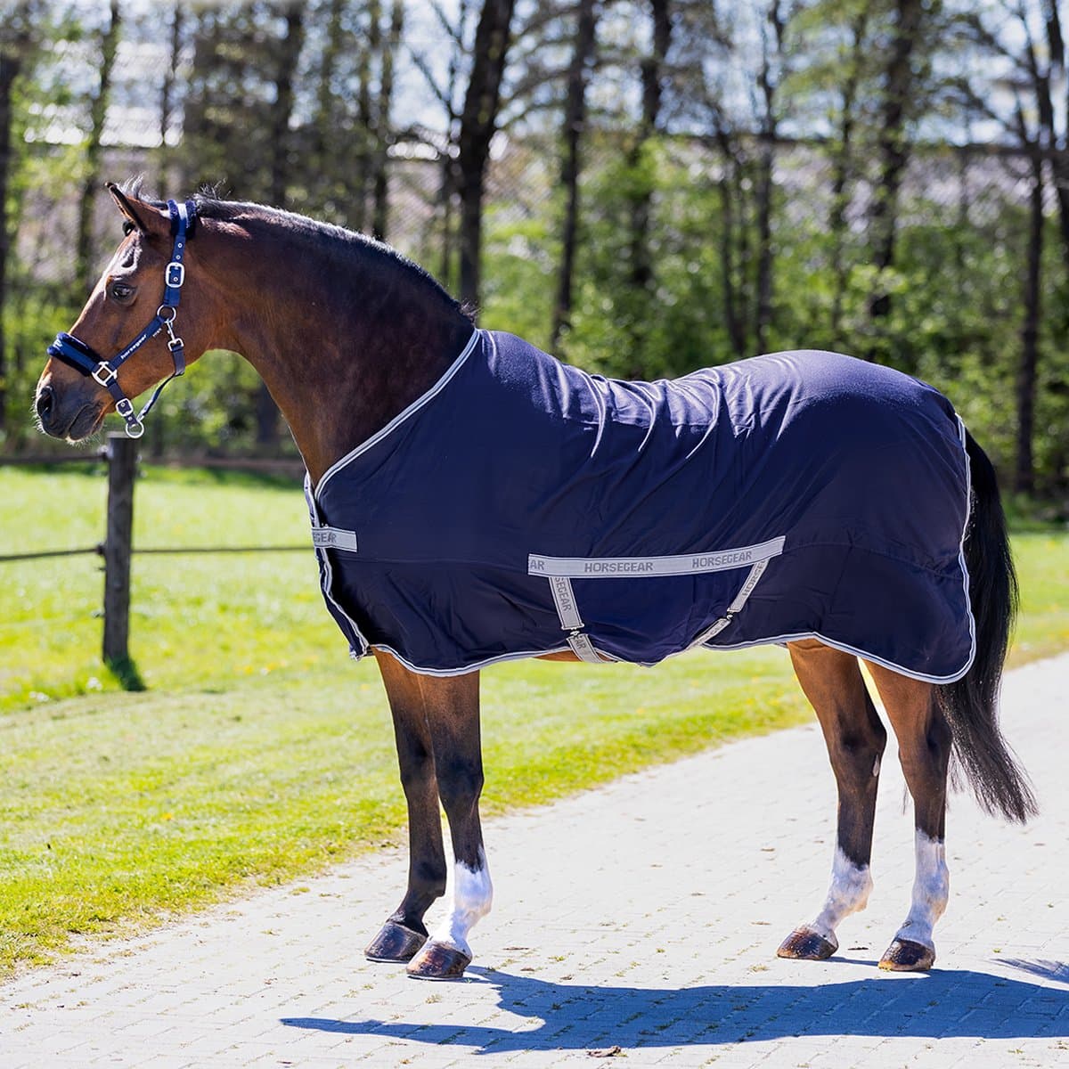 Horsegear Zomerdeken Horsegear Hglaval V2 Donkerblauw - 130/175