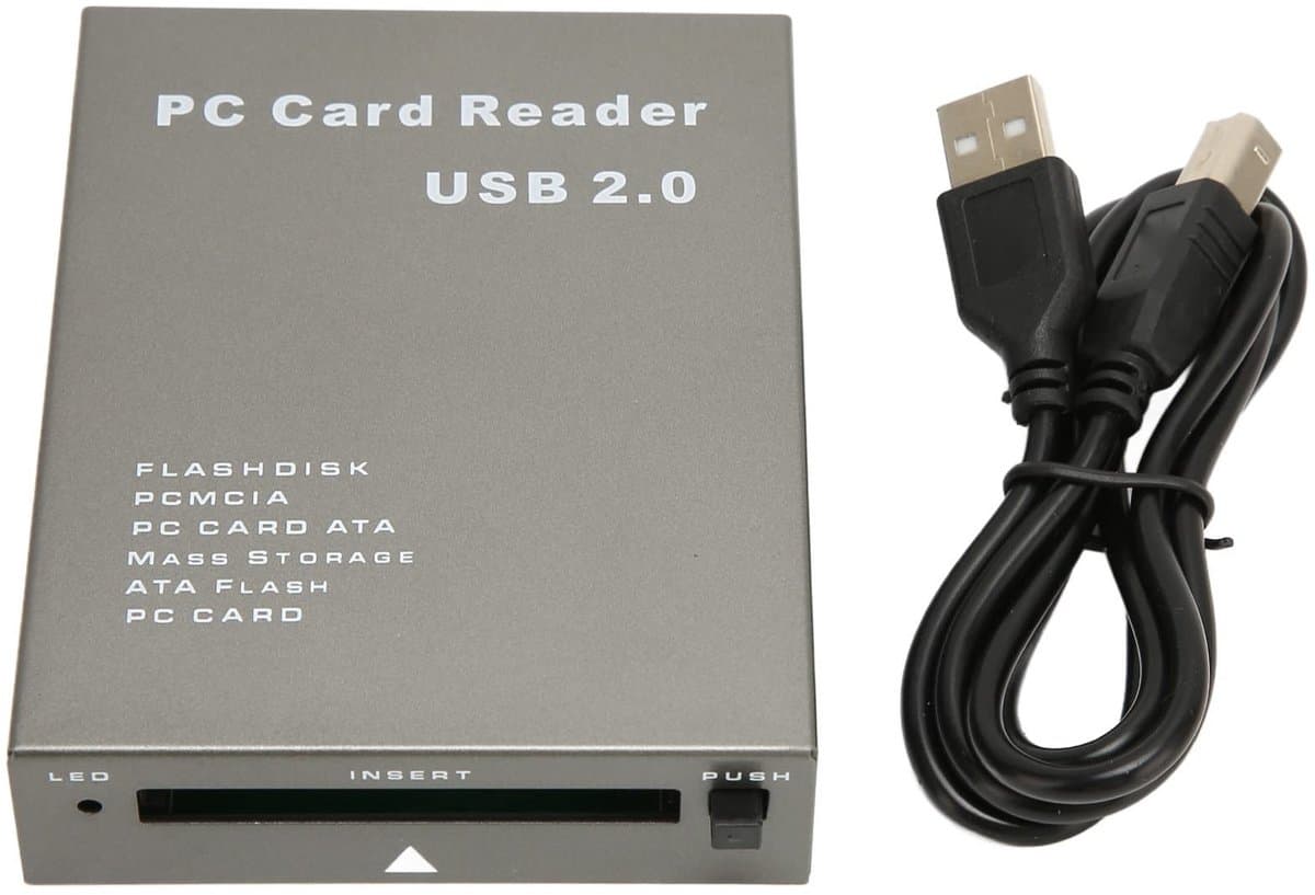 Dailygoody geheugenkaartlezer - USB 2.0 - Hoge snelheid - Compact formaat - Geheugenkaarten - Direct lezen van kaarten - Geschikt voor CF-kaarten