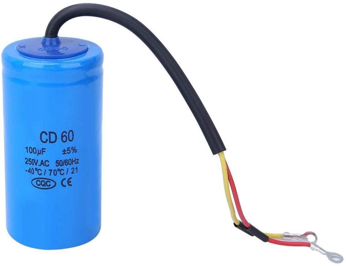 Dailygoody - Motorcondensator 250V 100uf - Elektronische component - Explosieveilig - Geschikt voor koelkasten en airconditioning - Hoogwaardige kwali...