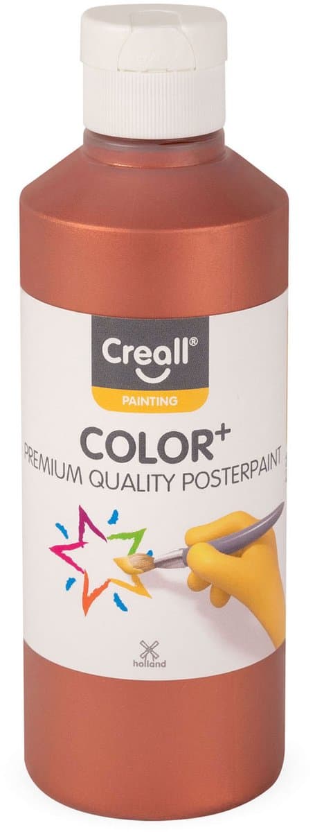 Creall plakkaatverf koper 250ml acrylverf voor kinderen en volwassenen.