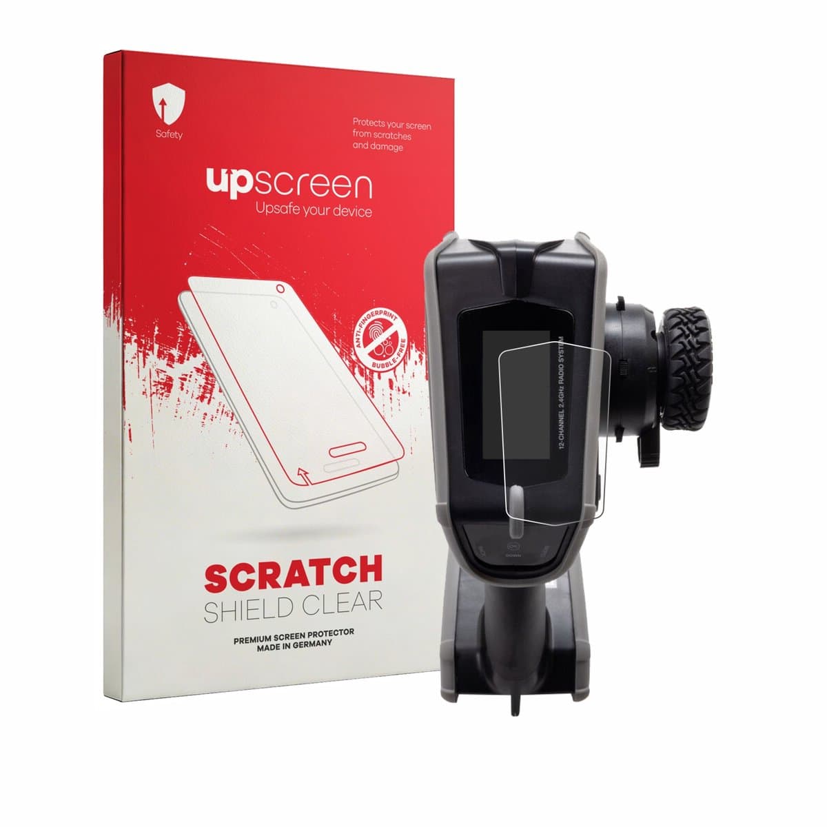 upscreen - Screenprotector voor Spektrum DX Rugged Plus - Folie Beschermfolie transparant