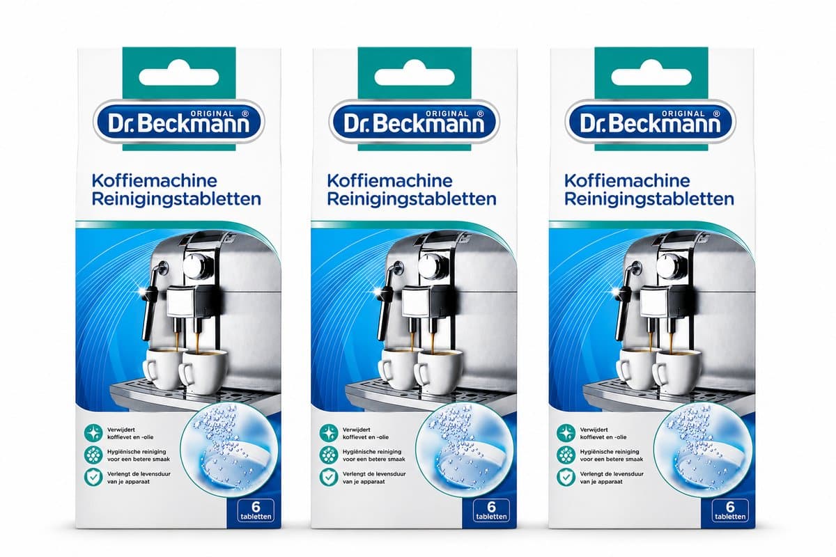 Dr. Beckmann Reinigingstabletten voor Koffiemachines - 3 Pack