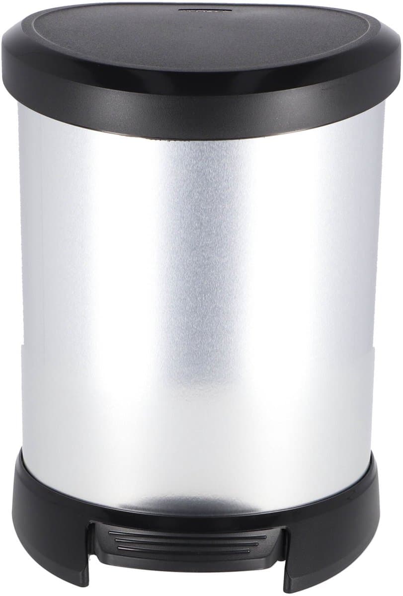 Curver Decobin Pedaalemmer - 5L - Metallic