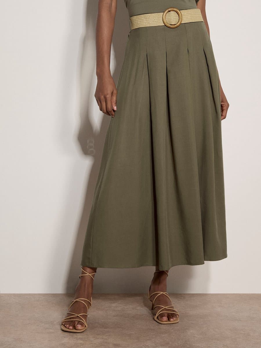 Boho-midirok met riem
